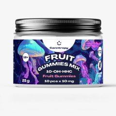 Canntropy 10-OH-HHC Fruit Gummies Mix, 10 kpl x 10 mg, 100 mg 10-OH-HHC, 25 g