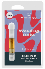 Canntropy HHC Blend Cartridge Wedding Cake, 4 % HHC-P, 93 % CBD, 1 ml