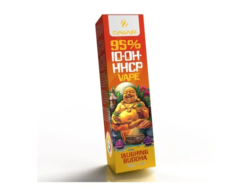 CanaPuff 10-OH-HHCP Vape Pen de unică folosință Laughing Buddha, 10-OH-HHCP 95 %, 1 ml