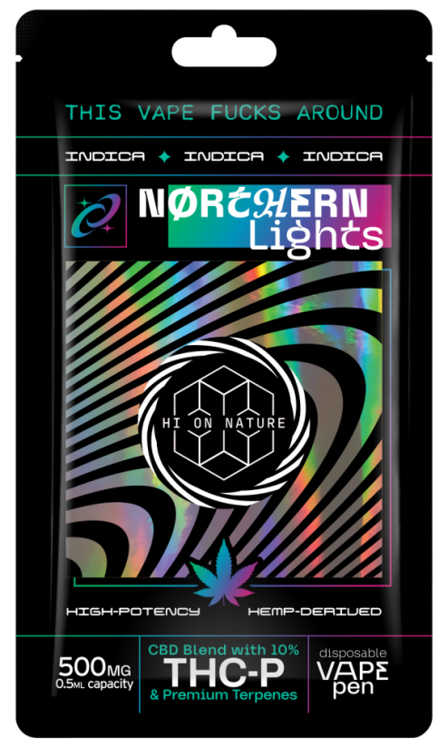 Hi on Nature THCP Vape Pen Northern Lights, 10 %, 0,5 ml