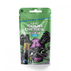 Conjunto CBD HHC checo Bateria + Cartucho Sour Diesel, 94 %, 0,5 ml