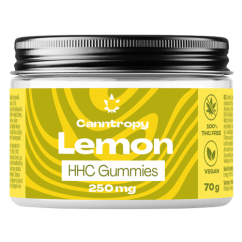 Canntropy HHC Fruit Gummies Lemon, 250 mg HHC, 10 pezzi x 25 mg, 70 g