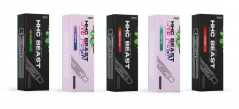 Τσέχικη δέσμη CBD HHC Vape Pen Beast, 94% HHC, όλα σε ένα σετ - 5 γεύσεις x 1 ml