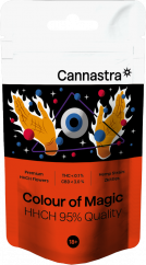 Cannastra HHCH Blomma Colour of Magic, HHCH 95% kvalitet, 1g - 100 g