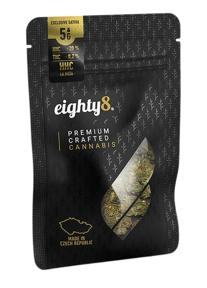 Eighty8 HHC flor 7th Heaven 20 %, THC menos de 0,2 %, 3 g