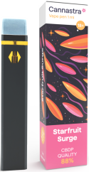 Cannastra CBDP Vape Pen za enkratno uporabo Starfruit Surge, CBDP 88 % kakovosti, 1 ml