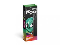 Češki CBD HHC Vape Pen disPOD Alien OG 2000 mg, 2 ml