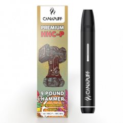 CanaPuff 9 POUND HAMMER 96% HHCP - ühekordselt kasutatav vape pen, 1 ml