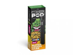 Čekijos CBD HHC Vape Pen disPOD Super Lemon Haze 2000 mg, 2 ml