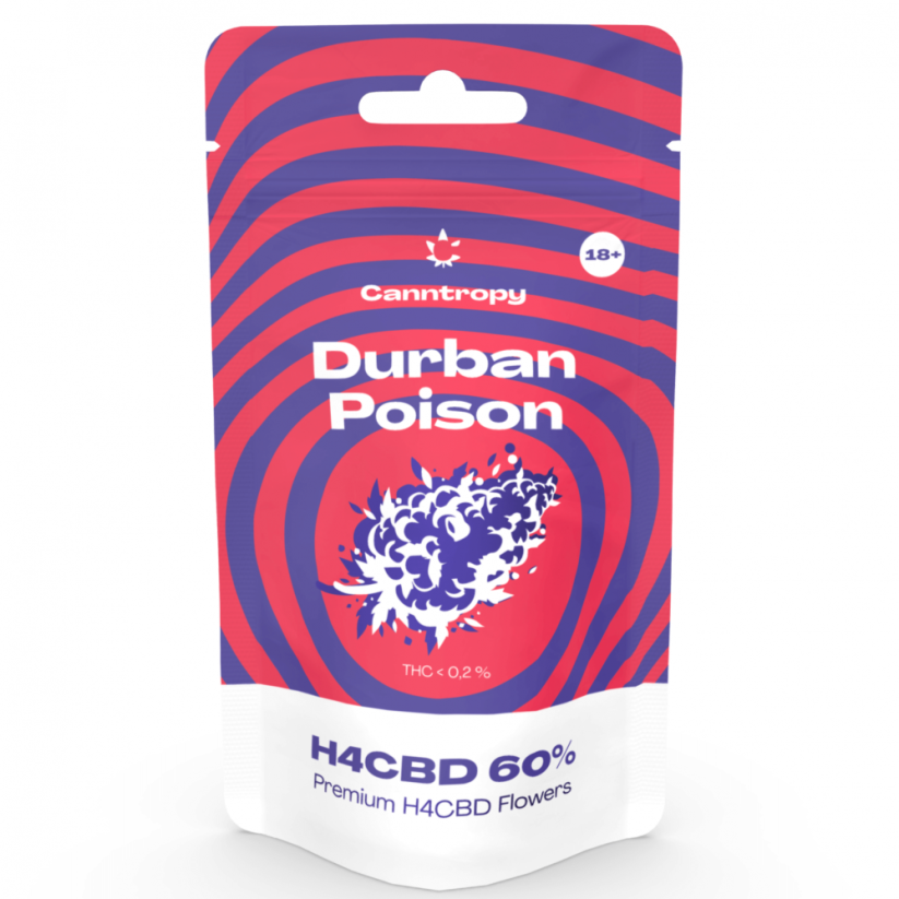 Canntropy H4CBD fiore di Durban Poison 60 %, 1 g - 5 g