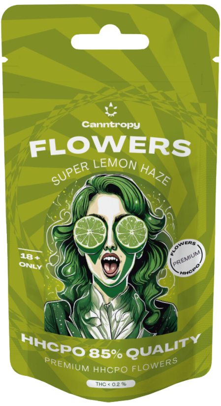 Canntropy HHCPO Flower Super Lemon Haze, HHCPO kvalitāte 85 %, 1 g - 100 g