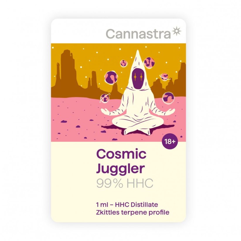 Cannastra HHC φυσίγγιο Cosmic Jugler, 99%, 1 ml