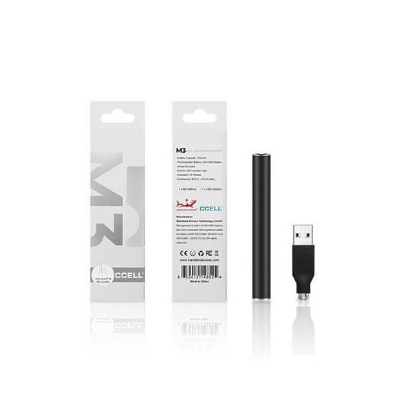 CCELL vaporizing battery M3, thread 510, colour variants