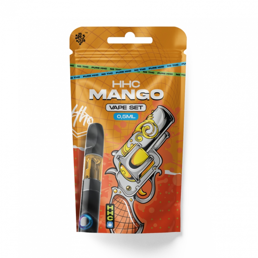 Τσεχική CBD HHC Set μπαταρία + φυσίγγιο Mango, 94 %, 0,5 ml