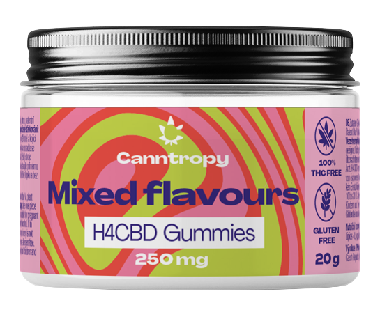 Canntropy H4CBD Fruit Gummies Flavour Mix, 10 unidades x 25 mg, 20 g