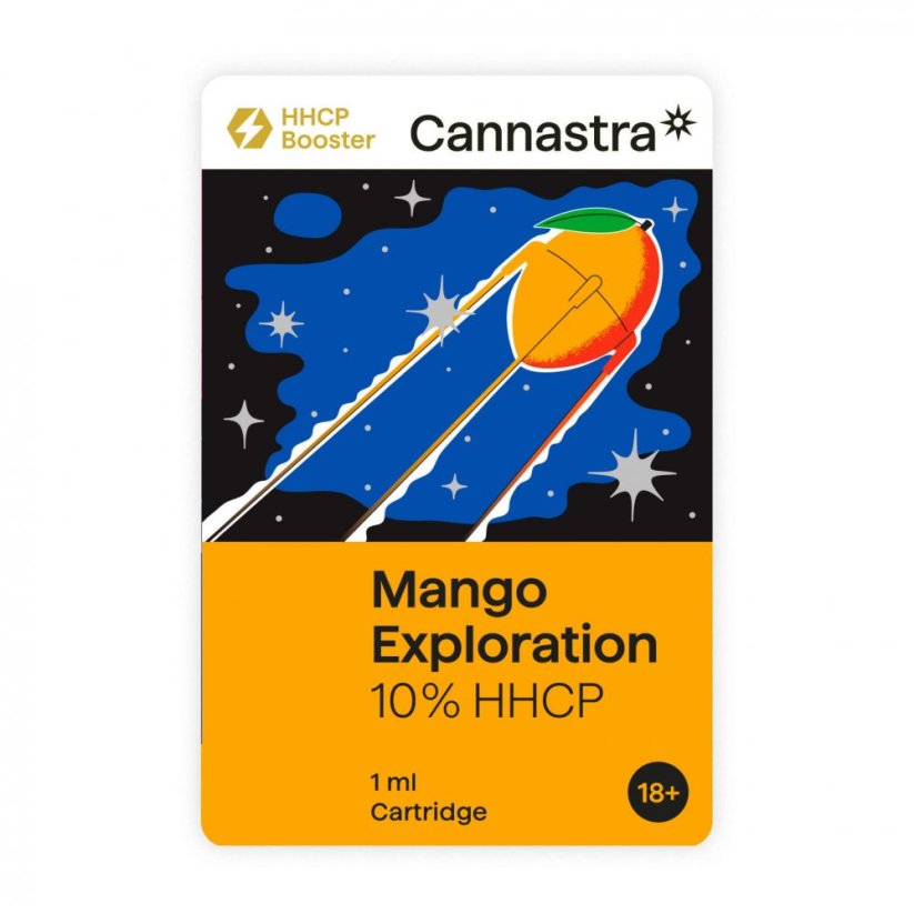 Cannastra HHCP Κασέτα Mango Exploration, 10%, 1 ml