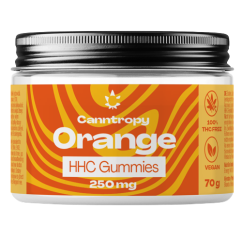 Canntropy HHC Fruit Gummies Πορτοκάλι, 250 mg HHC, 10 τεμάχια x 25 mg, 70 g