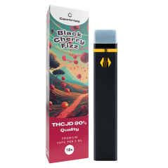 Canntropy THCJD Vape Pen Black Cherry Fizz, THCJD 90% de qualidade, 1 ml