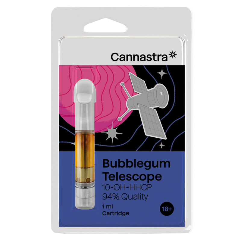 Cannastra 10-OH-HHCP patruuna Bubblegum Teleskooppi, 10-OH-HHCP 94% laatu, 1 ml