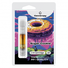 Canntropy THCB Cartridge Sugar Cookie, ποιότητα THCB 95%, 1 ml