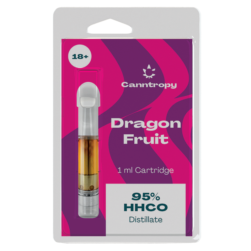 "Canntropy HHC-O" kasetė su drakono vaisiais, 95 % HHC-O, 1 ml