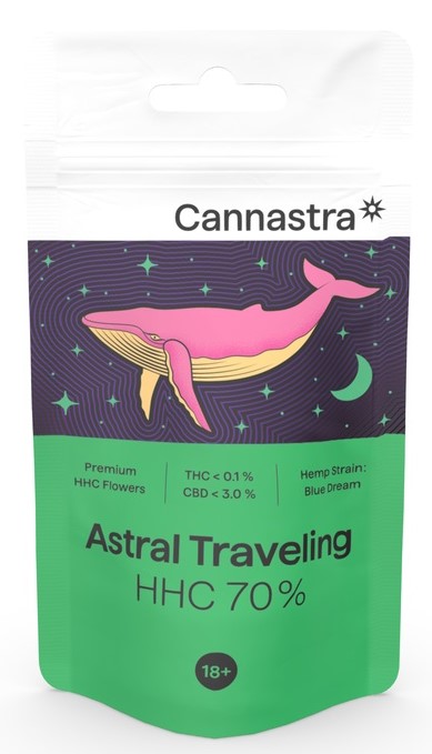 Cannastra HHC floare Călătorii astrale 70 %, 1g - 100g