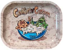 Best Buds Cookies And Cream Metal Rolling Tray Pieni, 14x18 cm