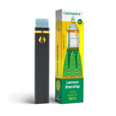 Cannastra THCP Vape Pen Lemon Starship, THCP 90% qualité, 1 ml