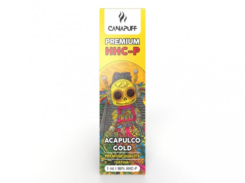 CanaPuff Disposable Vape Pen Acapulco Gold, 96% HHCP, 1 ml