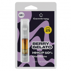Canntropy HHCP Cartridge Berry Gelato - 10% HHCP, 85% CBD, 1 ml