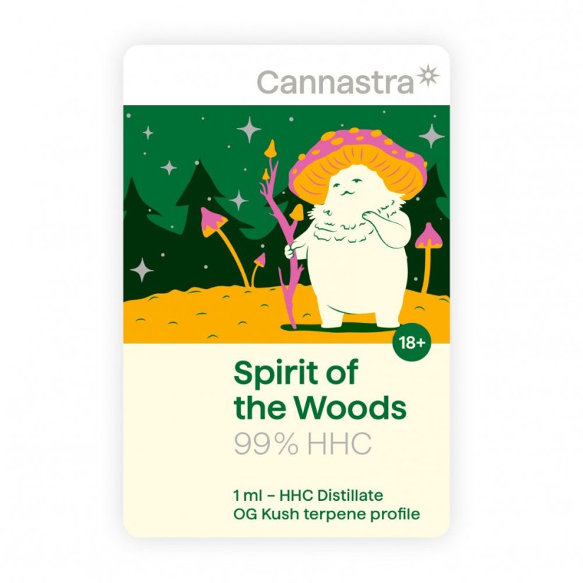 Cannastra HHC patroon Spirit of the Woods, 99%, 1 ml