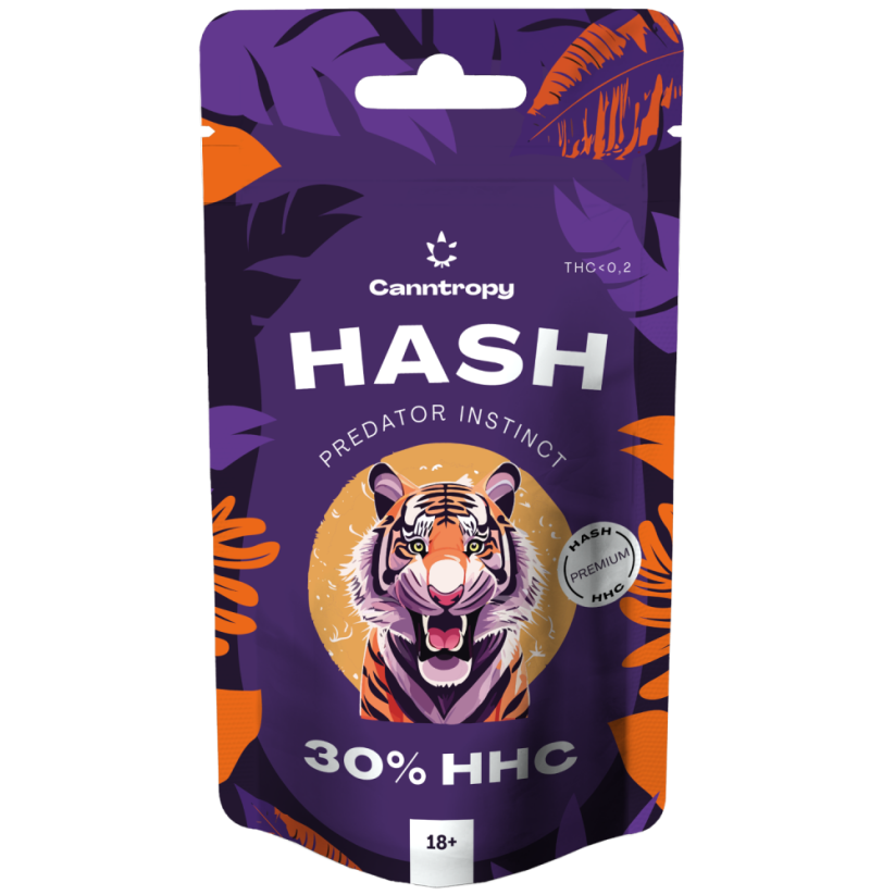 Canntropy HHC Hash Predator Instinct, 30 % HHC, 1 g - 100 g