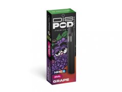 Tjekkisk CBD HHC Vape Pen disPOD Grape 2000 mg, 2 ml