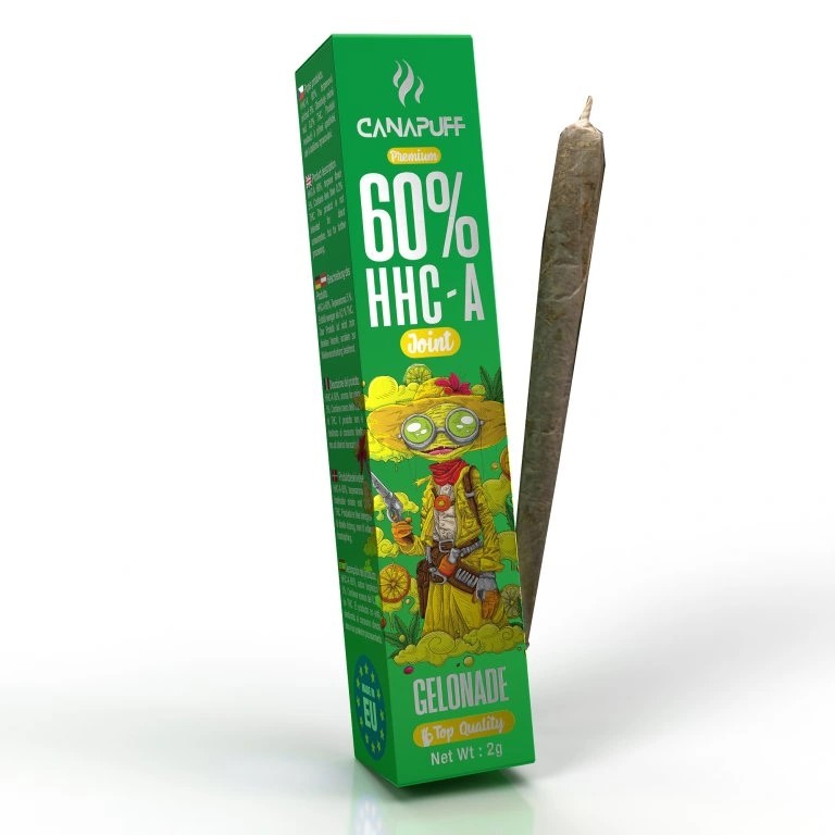 "CanaPuff HHCA Preroll Gelonade", HHCA 60 %, 2 g