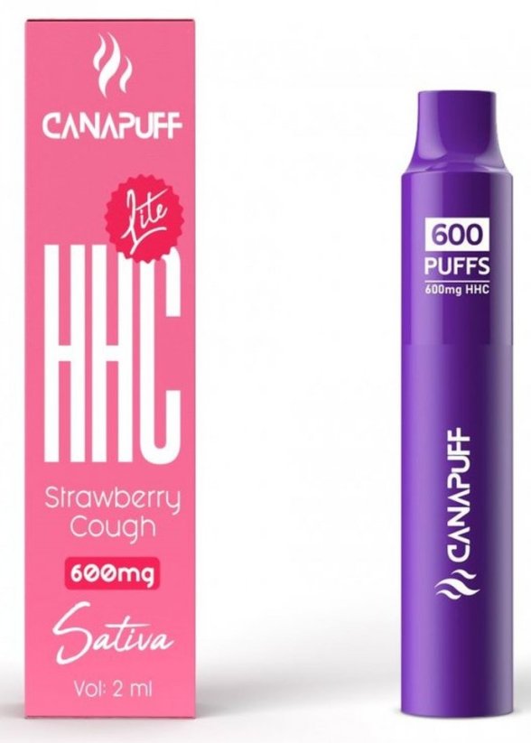 CanaPuff HHC Lite Tos Fresa, 600 mg HHC, 2 ml