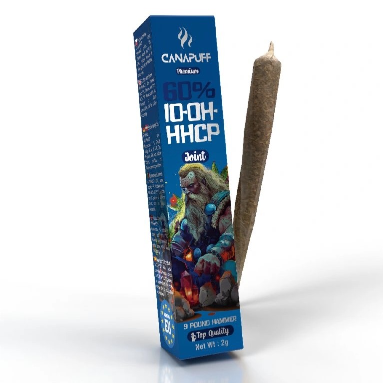 CanaPuff 10-OH-HHCP Preroll 9 Pound Hammer, 10-OH-HHCP 60 %, 2 g