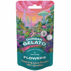 Canntropy THCV Flower Durban Gelato live resin terpenes, THCV 96% quality, 1 g - 100 g