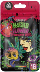 Euphoria H4CBD Blumen Erdbeer Diesel, H4CBD 20 %, 1 g