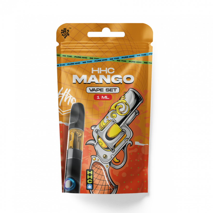 Τσεχική CBD HHC Set μπαταρία + φυσίγγιο Mango, 94 %, 1 ml