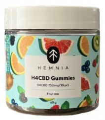 Hemnia H4CBD Gummies Fruit Mix, 750 mg H4CBD, 30 pcs x 25 mg, 60 g
