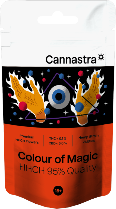 Cannastra HHCH Flower Colour of Magic, HHCH 95% de qualidade, 1g - 100 g
