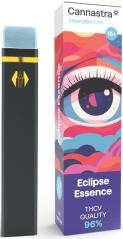 Cannastra THCV Vape Pen jetable Eclipse Essence, THCV 96 % qualité, 1 ml