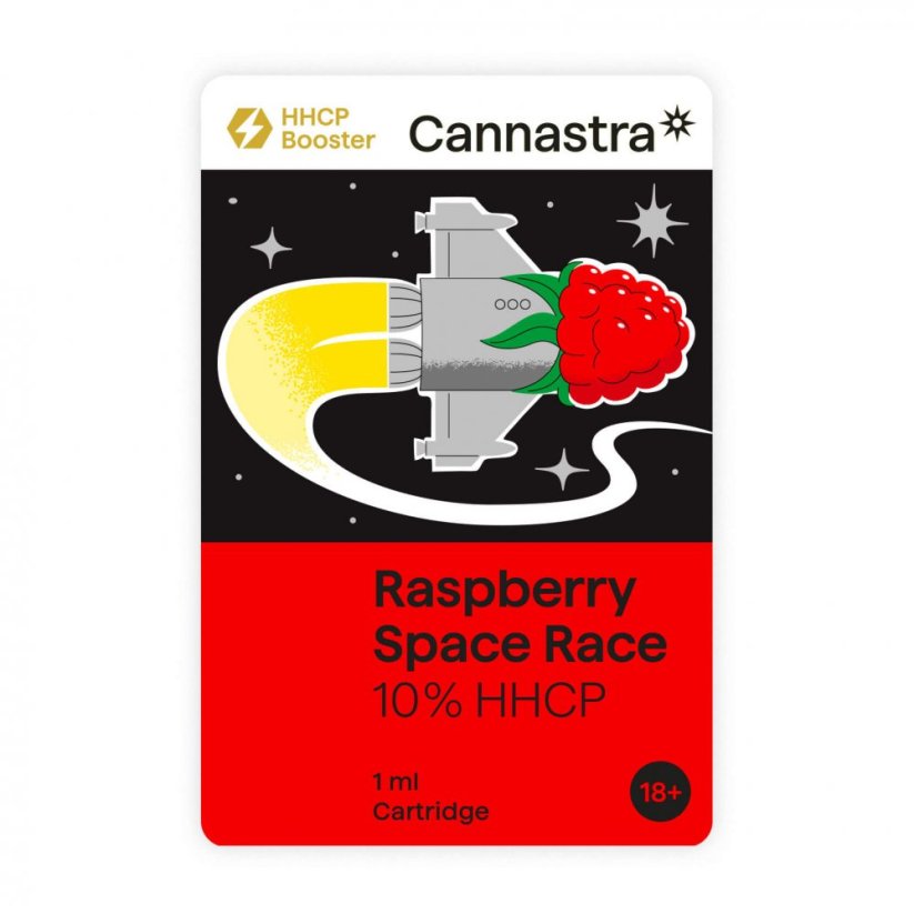Cannastra HHCP-patruuna Raspberry Space Race, 10 %, 1 ml