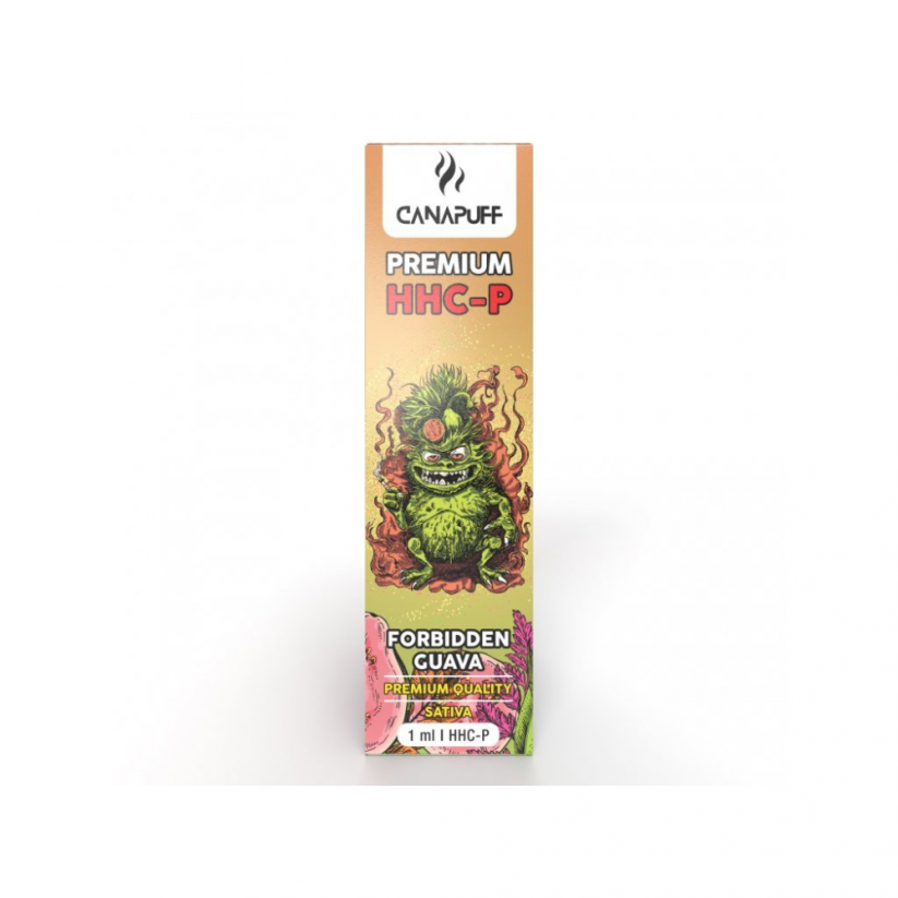 CanaPuff FORBIDDEN GUAVA 96 % HHCP - Stylo à vape jetable, 1 ml