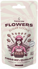 Canntropy Flor CBG9 Sugar Cookie, Qualidade CBG9 85%, 1 g - 100 g