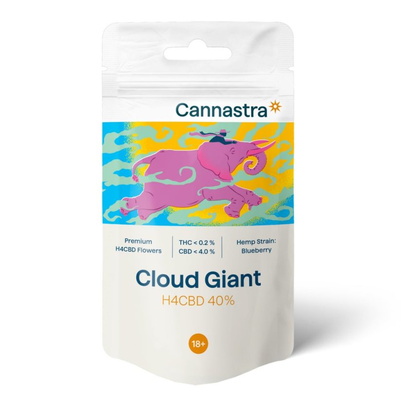 Cannastra H4CBD Flower Cloud Giant (Bosbes) 40%, 1 g - 100 g