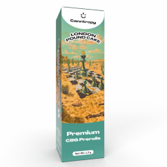 Canntropy CBG Prerolls London Pound Cake, CBG 20%, 1,5 g