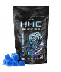 CanaPuff HHC Gummies Mirtilo, 5 unidades x 25 mg, 125 mg