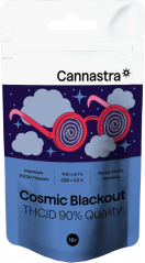 Cannastra THCJD Flower Cosmic Blackout, THCJD 90% de qualité, 1g - 100 g
