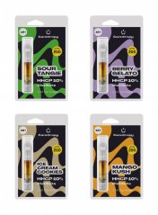Canntropy Cartucce HHCP Super Strong, Set completo - 4 gusti x 1 ml